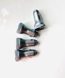  Củ sạc nhanh trên ô tô Type C & USB có hiển thị thông số 