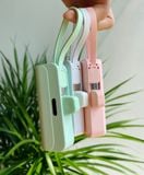  Sạc dự phòng mini 5000mAh sạc nhanh nhỏ gọn dễ mang, theo tích hợp 2 cáp sạc Type C và Lightning 