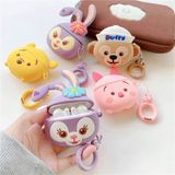  Vỏ tai nghe hoạt hình dễ thương có móc khóa cho Airpods Pro và Airpods 3 