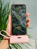  Sạc dự phòng mini 5000mAh sạc nhanh nhỏ gọn dễ mang, theo tích hợp 2 cáp sạc Type C và Lightning 