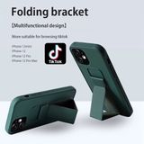 Ốp điện thoại màu trơn có dây đeo cổ tay làm giá đỡ cho iPhone 