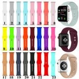  Dây đeo Silicon 2 nút gài cho Apple Watch 42/44mm 