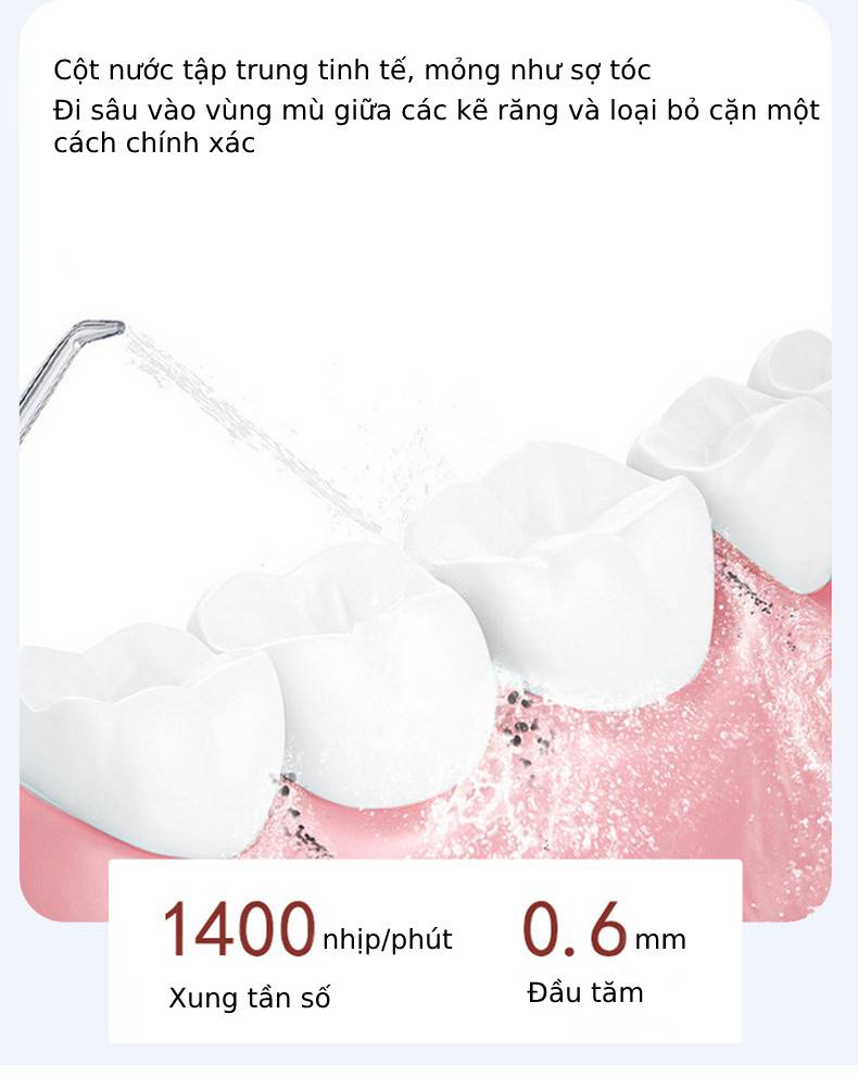 Irrigador Dental Portátil Recargable: ¡La Revolución en Tu Higiene Bucal! - Irrigador Dental Portátil Recargable