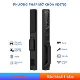  Khóa cửa nhôm thông minh VD6750 