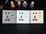  Ổ cắm đôi kèm công tắc 