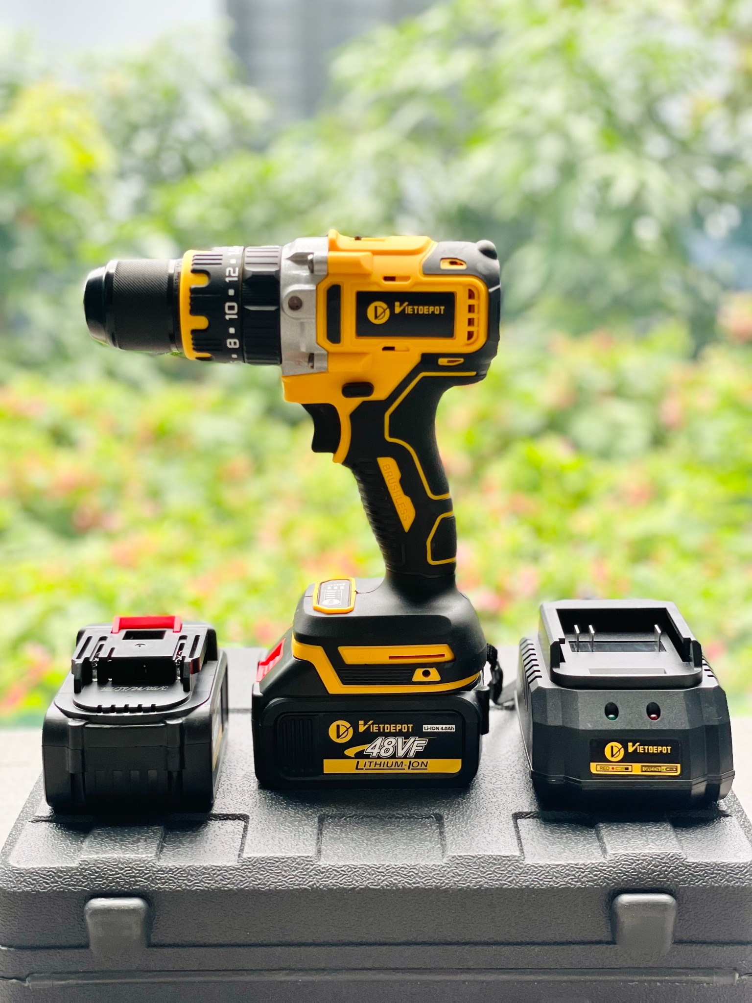 Taladro Inalámbrico 36V con Percutor: ¡Potencia y Precisión en tus Manos! - Taladro inalámbrico 36V con percutor man
