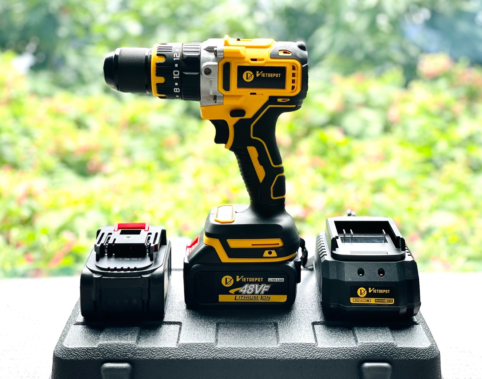 Taladro Inalámbrico 36V con Percutor: ¡Potencia y Precisión en tus Manos! - Taladro inalámbrico 36V con percutor man
