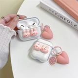  Vỏ tai nghe hình đôi thỏ dễ thương cho Airpods Pro và Airpod 3 