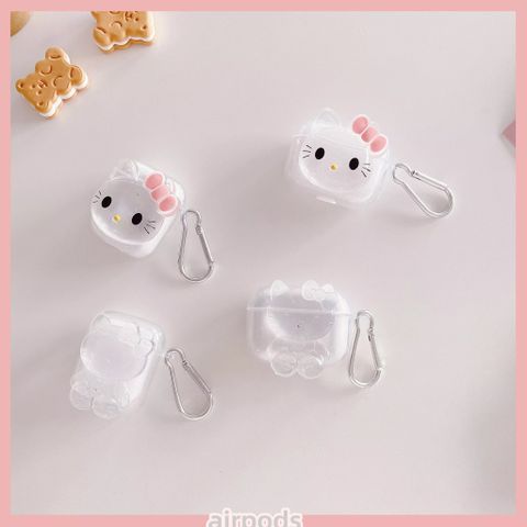 Vỏ tai nghe hình hello kitty trong suốt cho Airpods Pro và Airpod 3 
