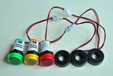  Đèn báo pha hiển thị Volt & Ampe ED16-22VA 