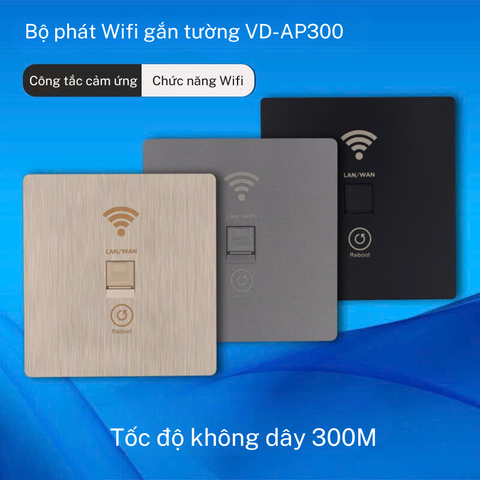  Bộ phát Wifi gắn tường VD-AP300 