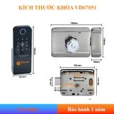  Khóa cửa cổng thông minh 1 chiều chống nước VD67051 