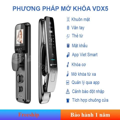  Khóa cửa thông minh VDX5 