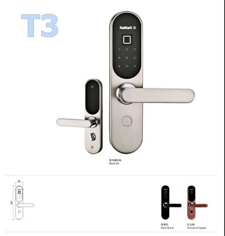  Khóa cửa thông minh T3 