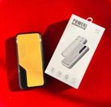  Sạc dự phòng 20.000 mAh 2 cổng sạc vào Type C và Micro USB, 2 cổng ra USB có tích hợp sẵn 2 cáp sạc iphone và type C 