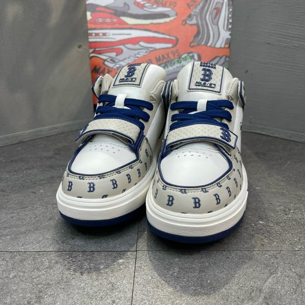 262 - Giày MLB Chunky Liner Mid Monogram Boston Beige - 3ASXLM13N-43BGL