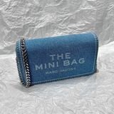 727 - Túi Mini Bag Marc Jacobs Denim Nhạt - 2F4SMN010S03 474 SP25