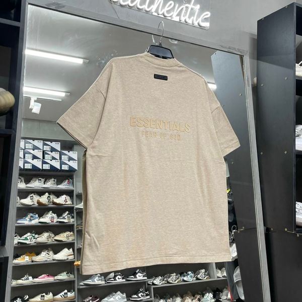 481 - Áo Thun Essentials Fear Of God V-Neck Cloud Heather Fall SS23