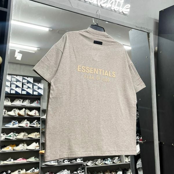 479 - Áo Thun Essentials Fear Of God V-Neck Core Heather Fall SS23