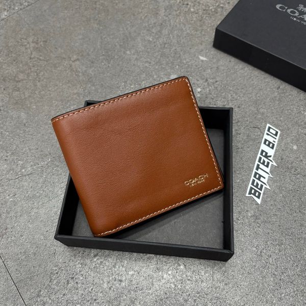 801 - Ví Coach 3-in-1 Wallet Billfold Brown - CY911