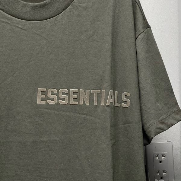 145 - Áo Thun Fear Of God Essentials Off Black 2022