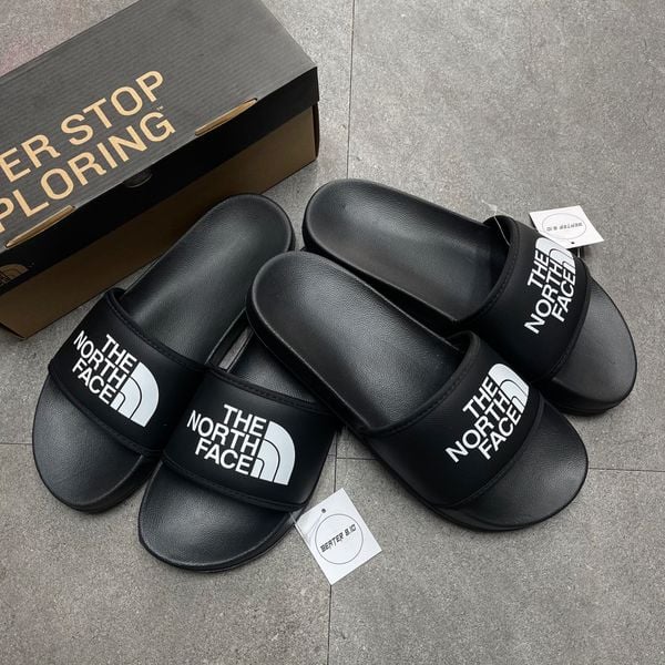 017 - Dép Quai Ngang The North Face Black White - H029526