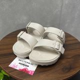 671 - Dép Sandal Skechers Birkenstock Foamies 2.0 màu Beige - 111590-WHT
