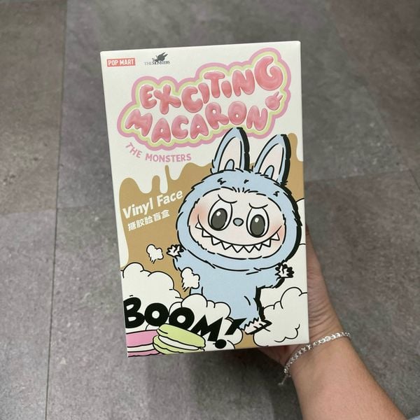 559 - Móc khoá Labubu POP MART The Monsters Tasty MACARON V1 Vinyl Face 17CM - Set 6 box Code: 12305300008
