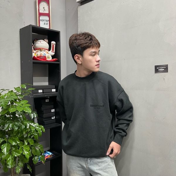 140 - Áo Sweater Fog Essentials Crewnek Black 2022
