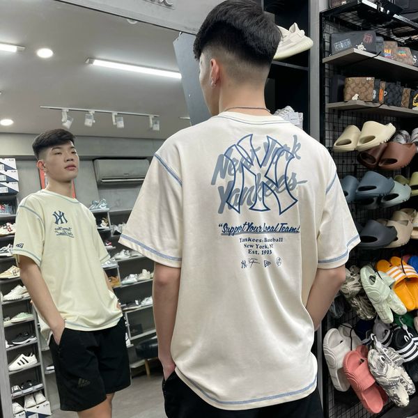500 - Áo Thun New Era NY Support Kem - 13578453