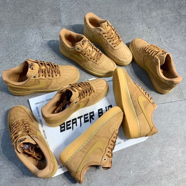 197 - Giày AF1 - Nike Air Force 1 Low Flax Wheat - CJ9179-200