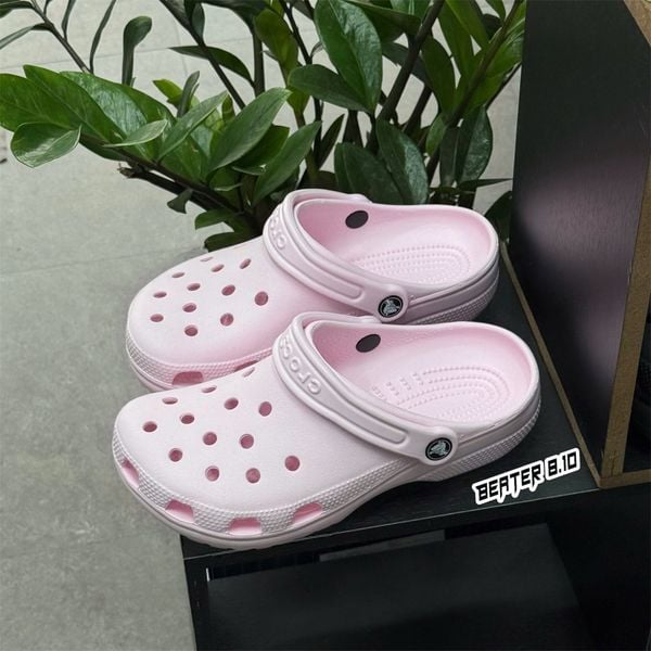 788 - Dép Sandal Clog Unisex Crocs Classic - Pink Milk