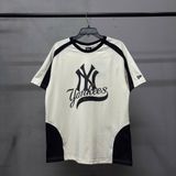 762 - Áo thun New Era Raglan New York Yankees Cream Black - 12224586