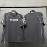 778 - Áo Thun New Era NY Yankee Grey Line White - 13235675