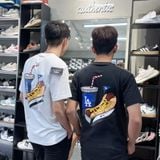 131 - Áo New Era LA Hotdog màu trắng