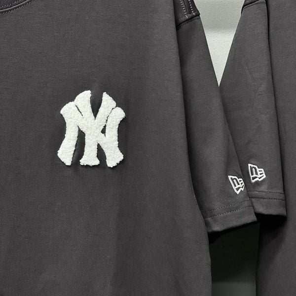 615 - Áo Thun New Era Big Logo New York Yankees Xám - 13553699