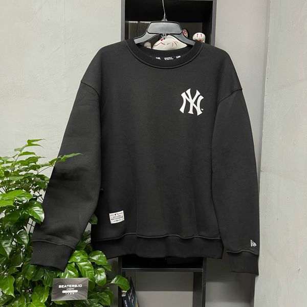 151 - ÁO SWEATER NEW ERA Grid Logo New York Yankees Black - 13338671