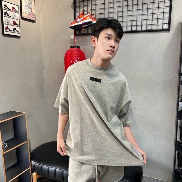 442 - Áo Fear Of God Essentials 'Dark Heather Oatmeal' SS24