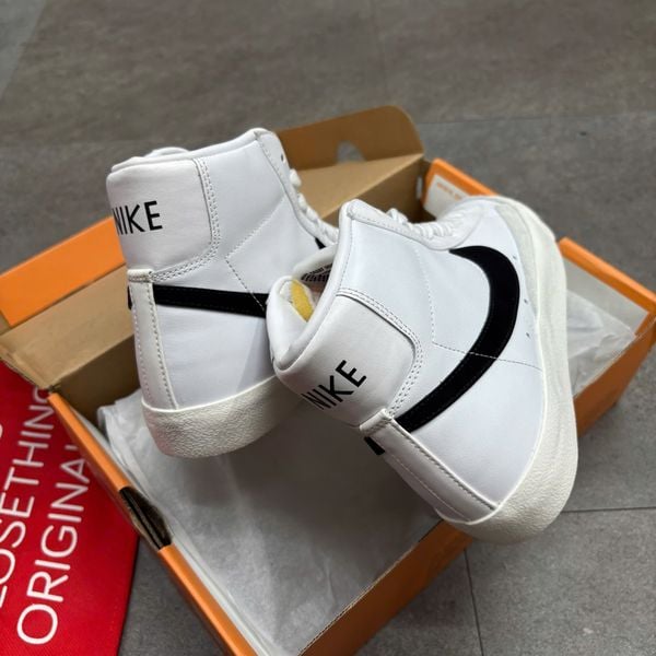 113 - Nike Blazer mid 77 Vintage Trắng/Đen (BQ6806-100)