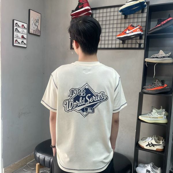 468 - Áo Thun New Era New York Yankees World Neyyan Beige - 14187467