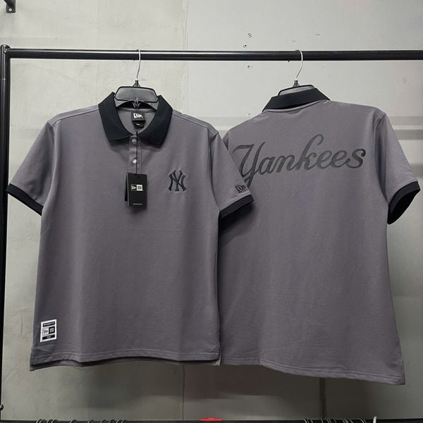 680 - Áo Thun Polo New Era NY Yankees Xám - 14568976