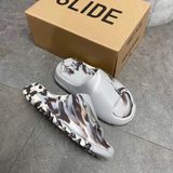 350 - Dép Adidas Yeezy Slide Enflame Oil Grey - GZ5553