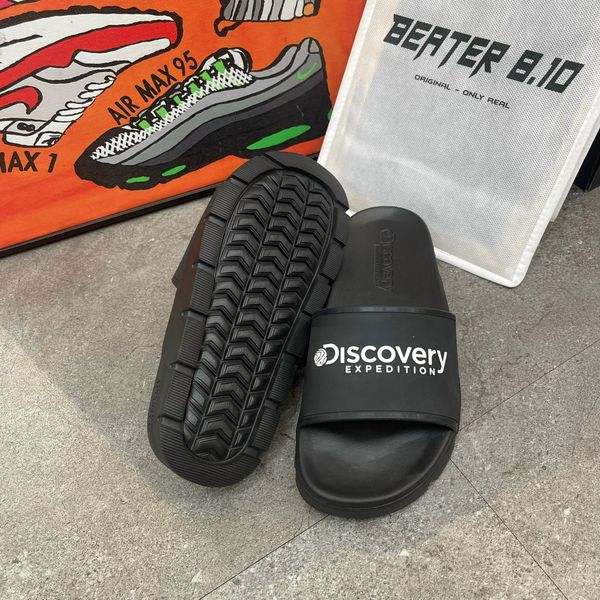 358 - Dép Discovery Expedition Brick Slide Đen