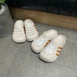 561 - Dép Sục Adidas Adilette Clogs màu kem vàng - GY1827