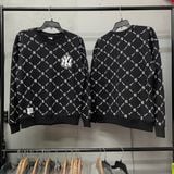 637 - Áo Sweater New Era Monogram New York Màu Đen - 13555574