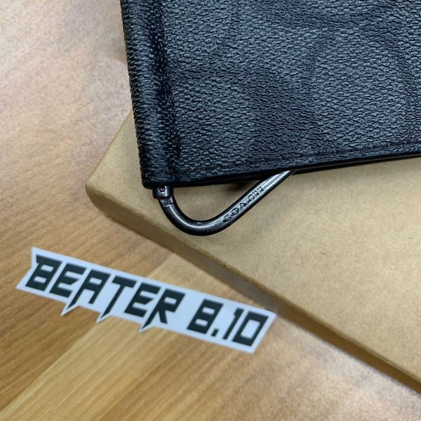 826 - Ví Coach Nam Nữ Đựng Thẻ Dáng Mỏng Kẹp Tiền – Signature Canvas 