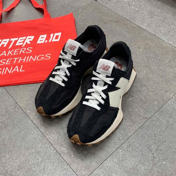 401 - Giày New Balance 327 'Black White Gum' - WS327BL