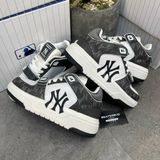 403 - Giày MLB Chunky Liner Mid Monogram NY Yankees Denim Black - 3ASXCDN3N-50BKS
