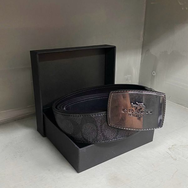 688 - Thắt Lưng Coach Stitched Plaque Cut-to-Sized - 64084