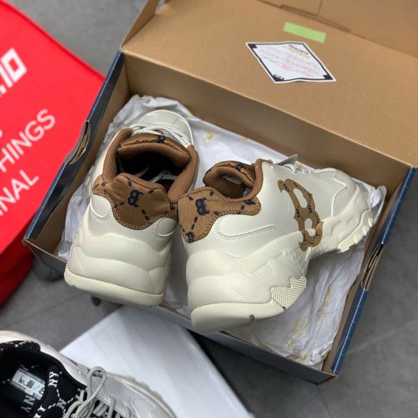 719 - Giày MLB BigBall Chunky Diamond Monogram Boston Red Sox - 3ASHCDM2N-43BGD